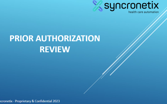 Prior Authorization Review