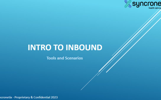 Intro to Inbounds