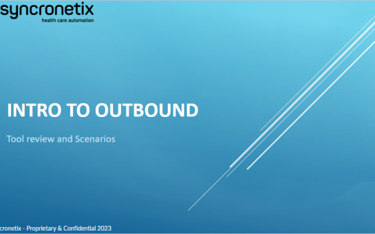 Intro to Outbound